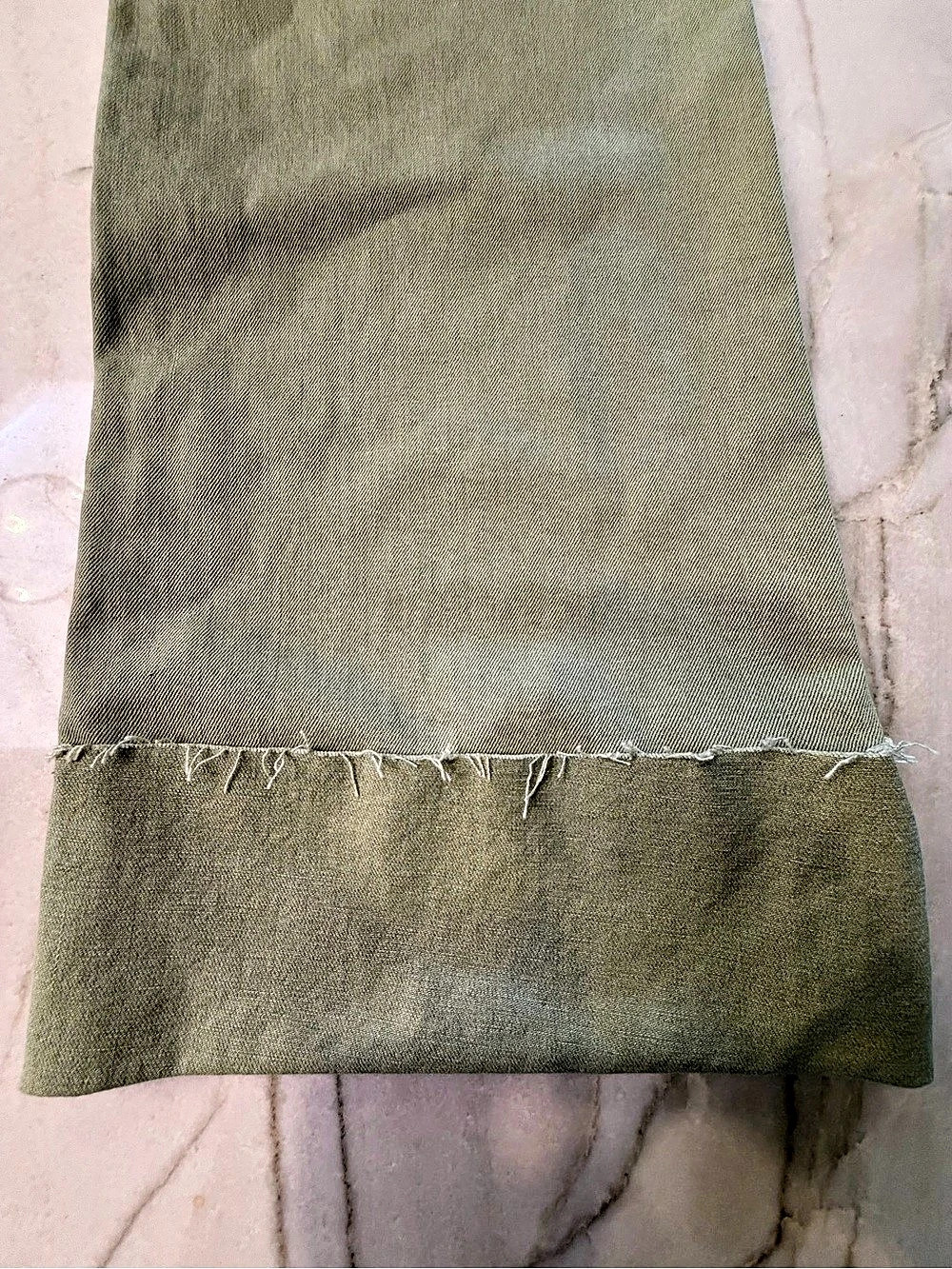 Joe's Jeans The Mia High Rise Wide Leg Jeans in Green Waist 25 - Picture 8 of 8